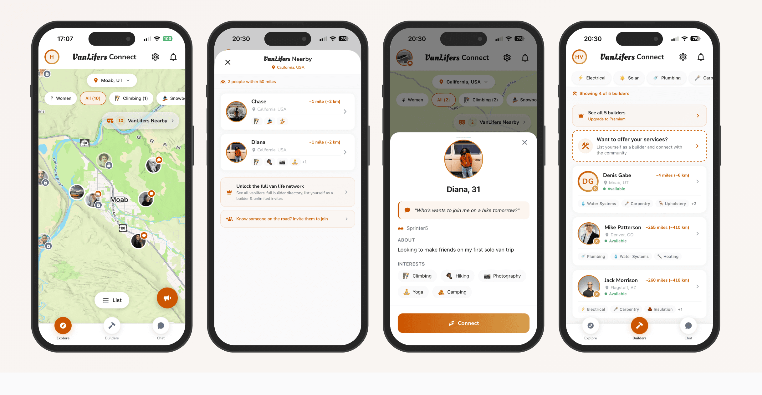 Van Lifers Connect screenshot 1